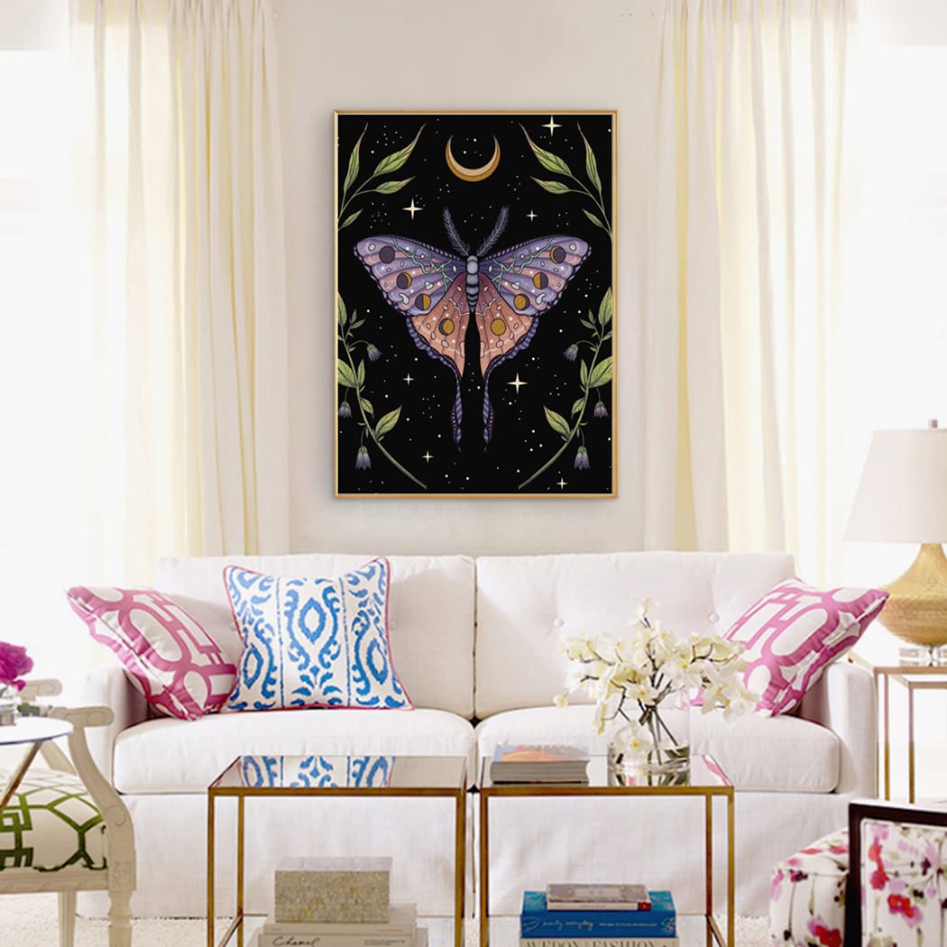 Amazon.com: Peeua Luna Moth Diamond Painting Kits for Adults,5D